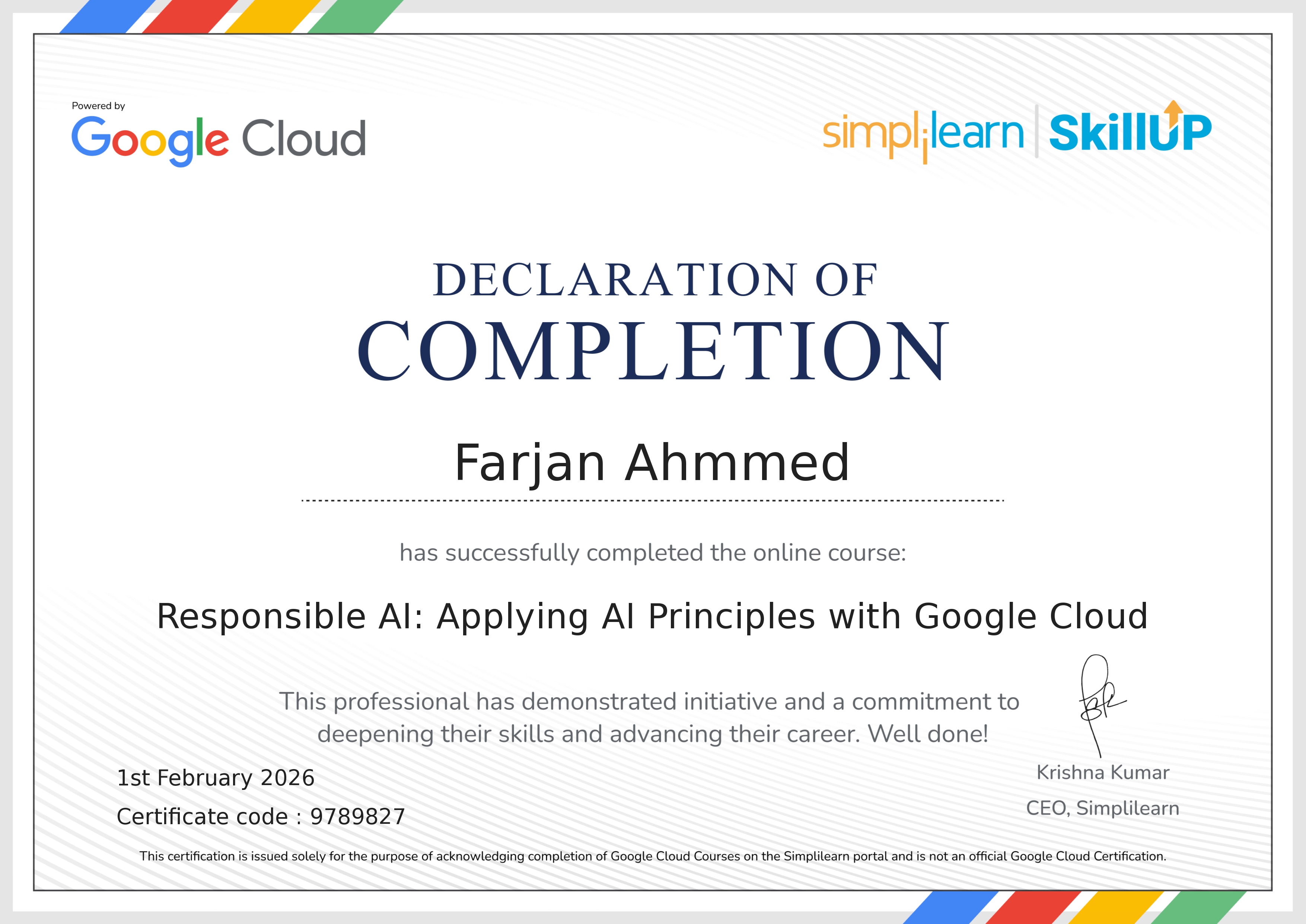 Responsible AI with Google Cloud